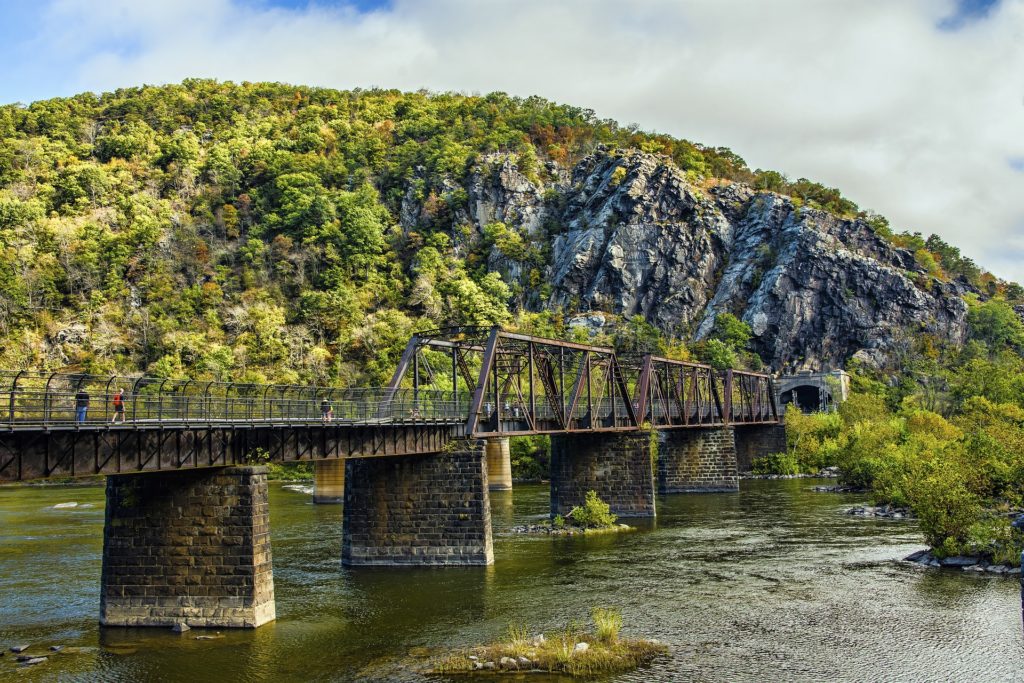 Historical bridge at Harpers Ferry