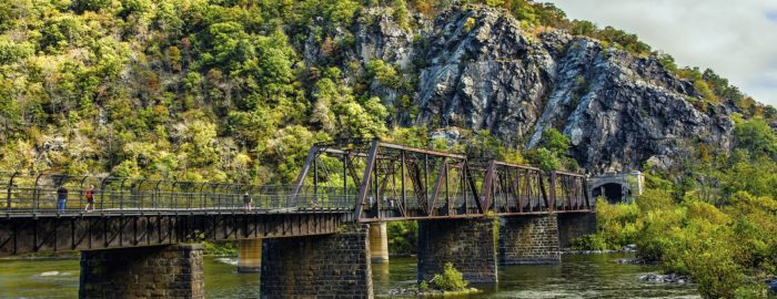 Historical bridge at Harpers Ferry