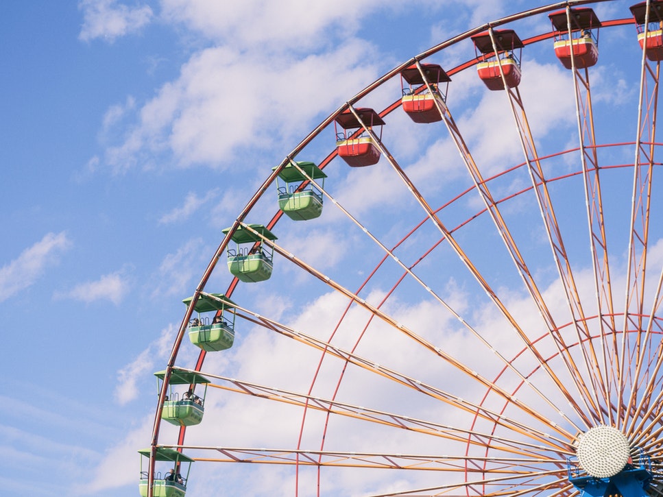 A ferris wheel.