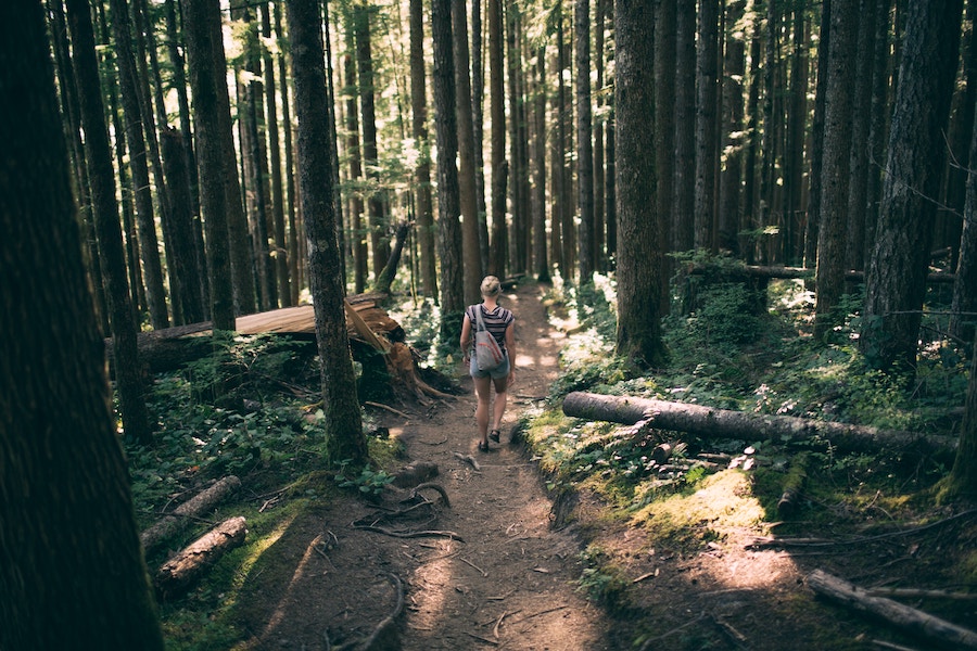 Woman enjoying Eastern Panhandle hiking